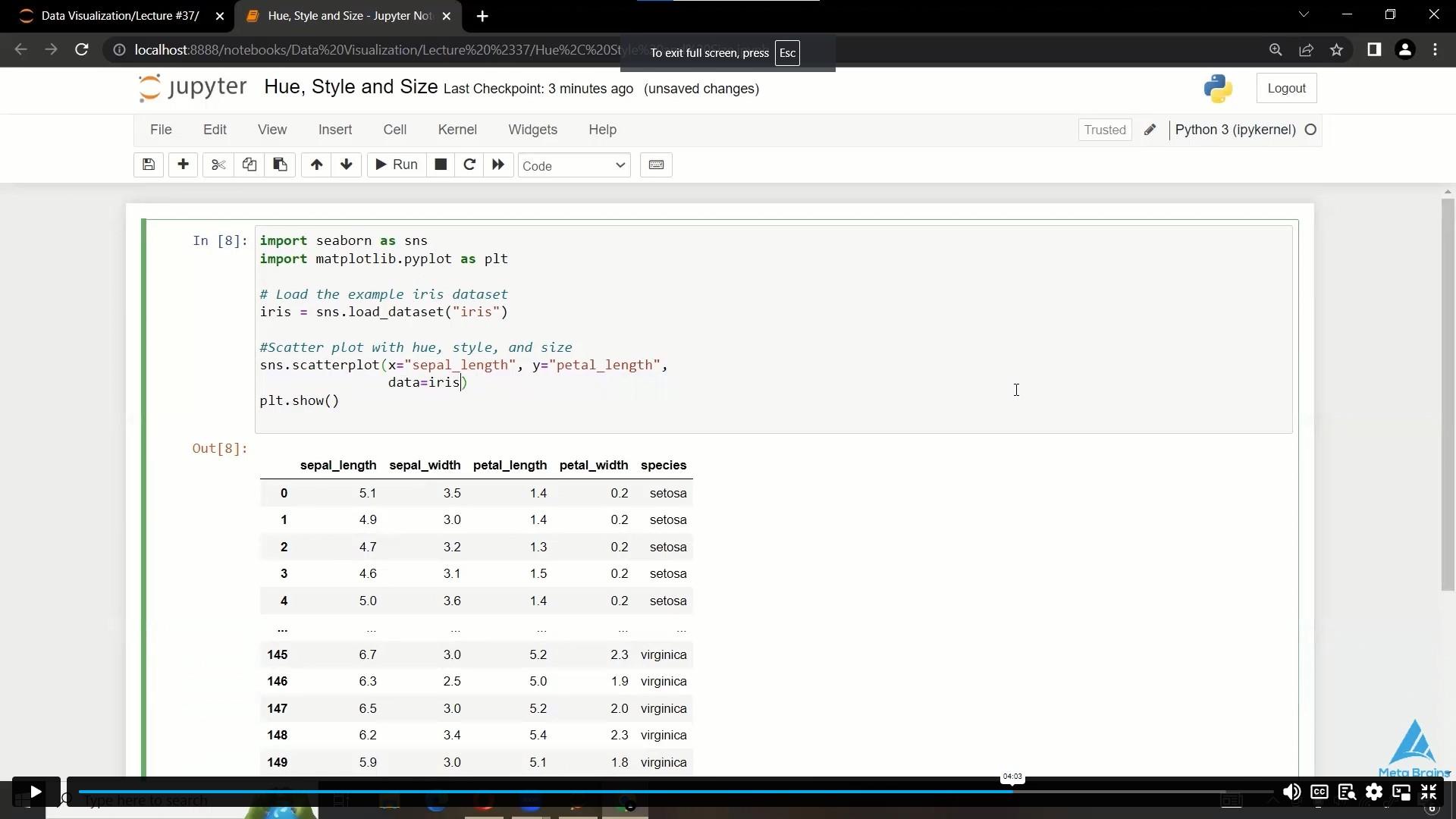 Screen Shot image 3 Python For Data Visualization: The Complete Masterclass Alpha Academy كود