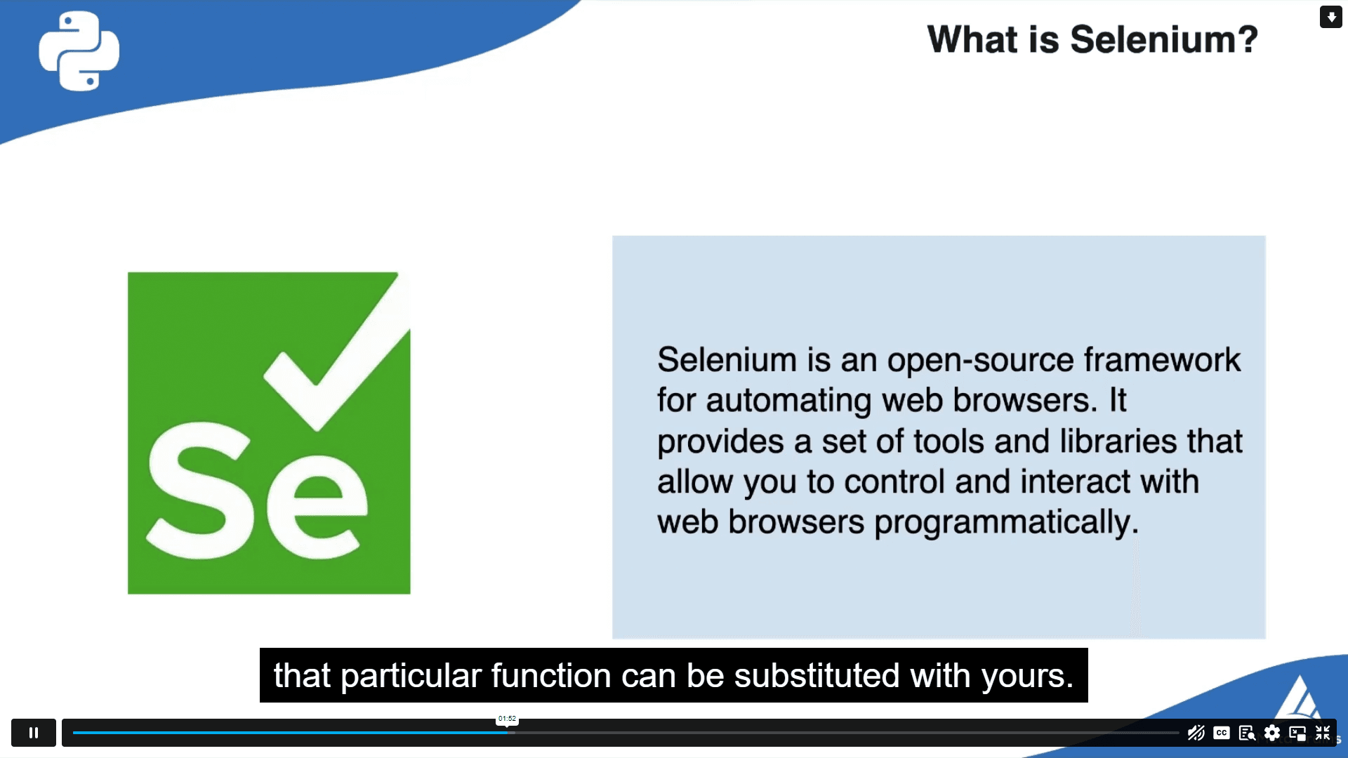 Screen Shot image 0 Selenium For Web Automation – Automate Your Testing Process John Academy كود