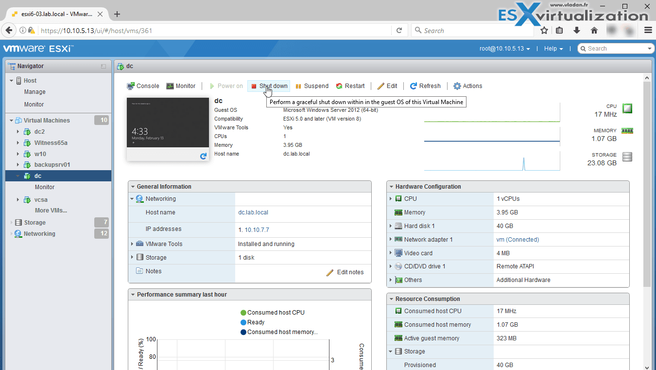 Screen Shot image 1 VMware VSphere Hypervisor ESXI 7.0 كود رقمي