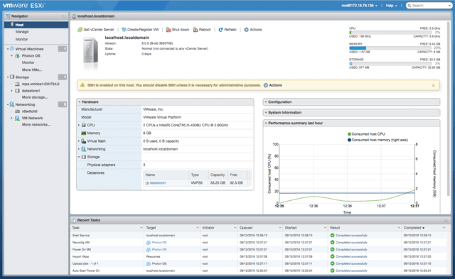 Screen Shot image 0 VMware VSphere Hypervisor ESXI 7.0 كود رقمي