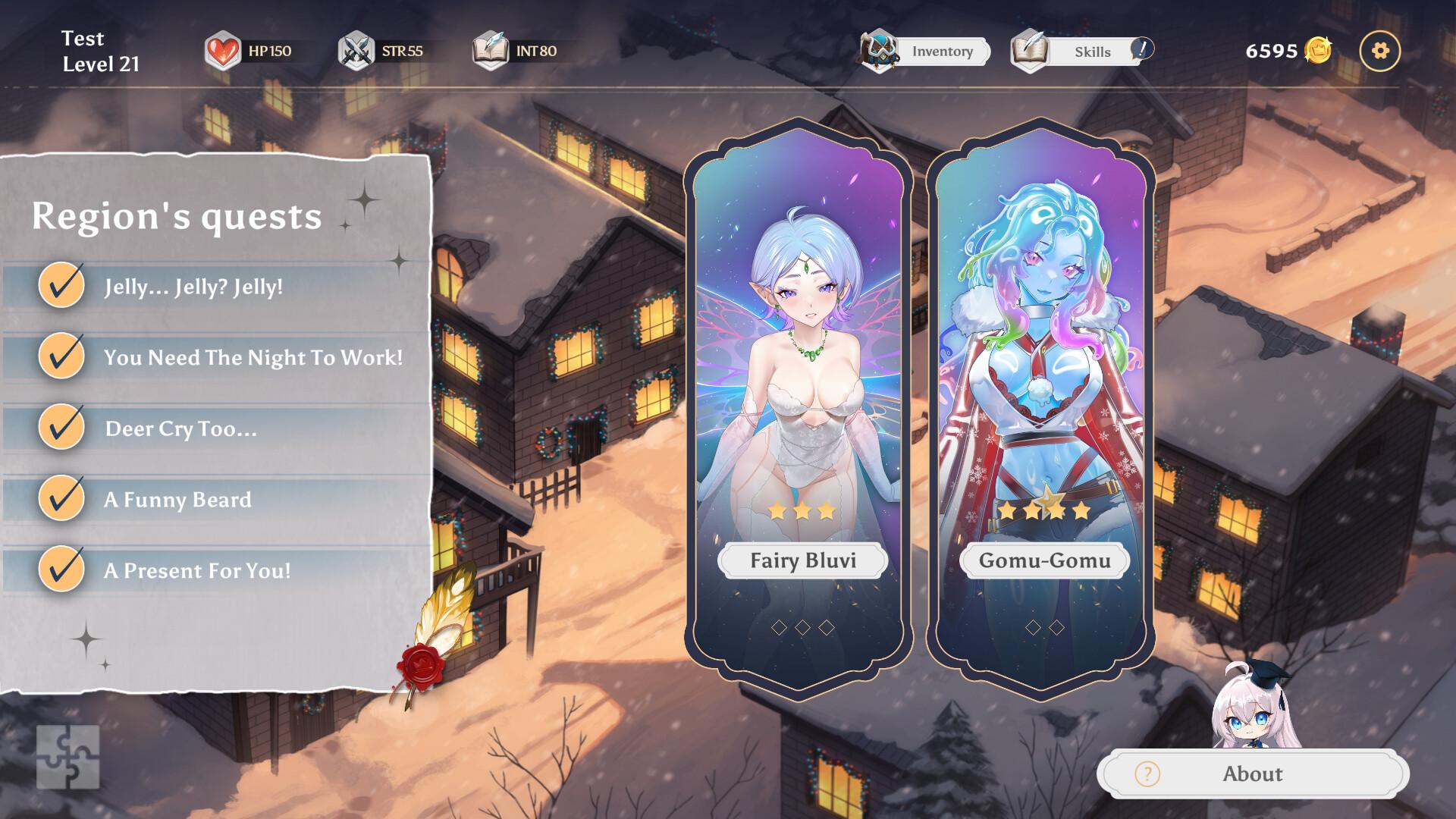 Screen Shot image 5 AURA: Hentai Cards - Jelly Christmas DLC بي سي ستيم كود رقمي