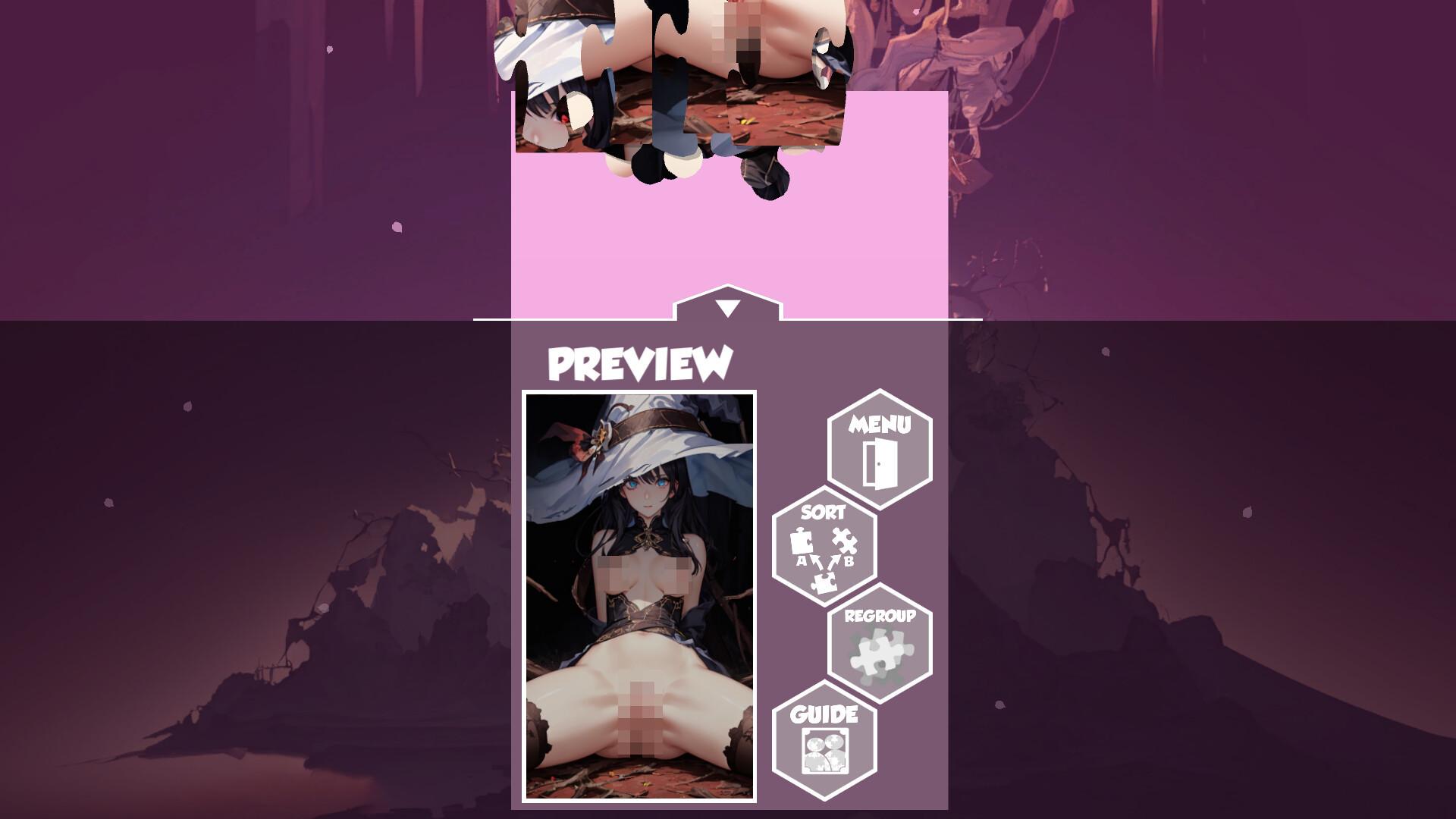 Screen Shot image 0 Hentai Casual Jigsaw - Witches بي سي ستيم كود رقمي