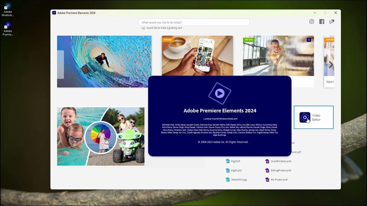 Screen Shot image 0 Adobe Premiere Elements 2024 (مدى الحياة / 1 بي سي)