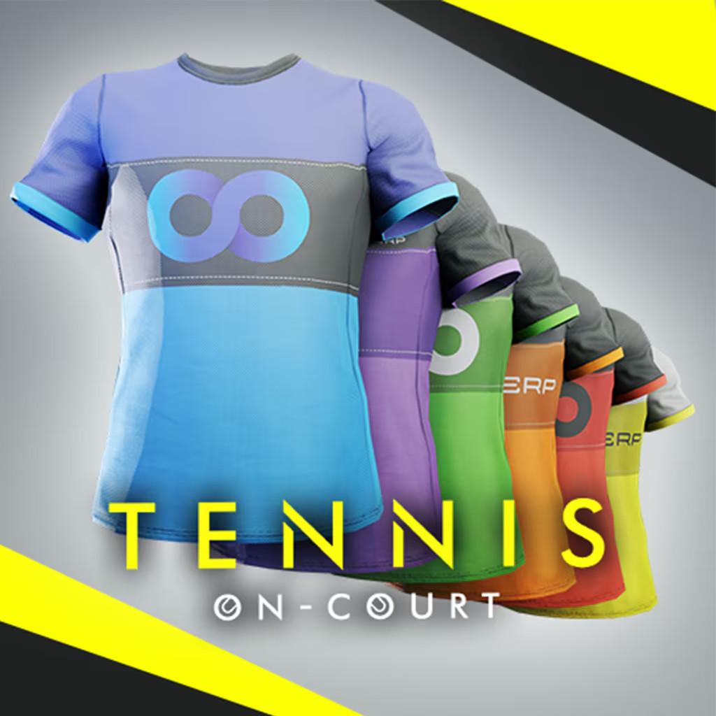 Screen Shot image 0 Tennis On-Court - Stadium T-Shirt Pack DLC اوروبي (Without الماني) بلايستيشن 5 كود رقمي