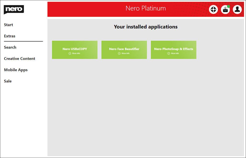 Screen Shot image 3 Nero Platinum 365 مفتاح (1 سنه / 1 بي سي)