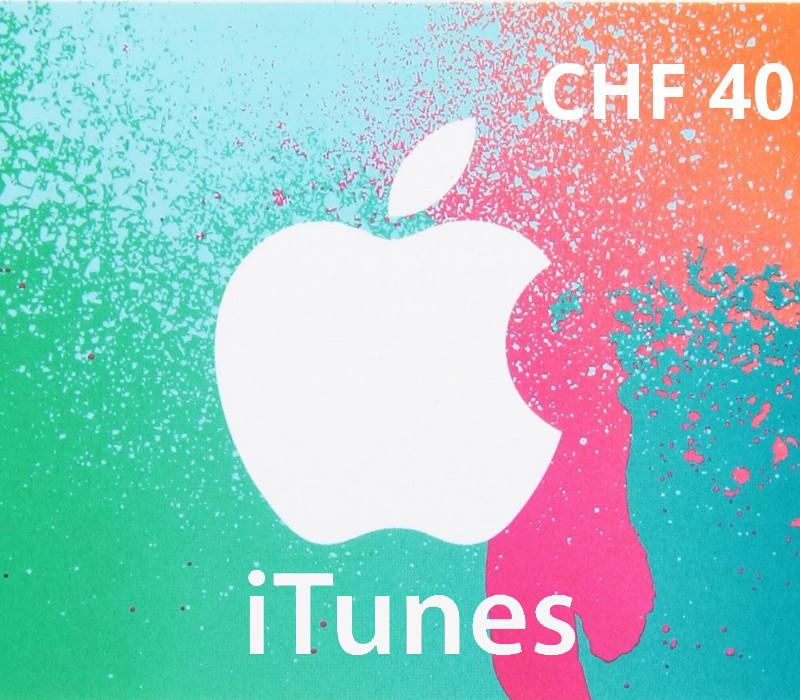 آيتونز 40 CHF CH بطاقة