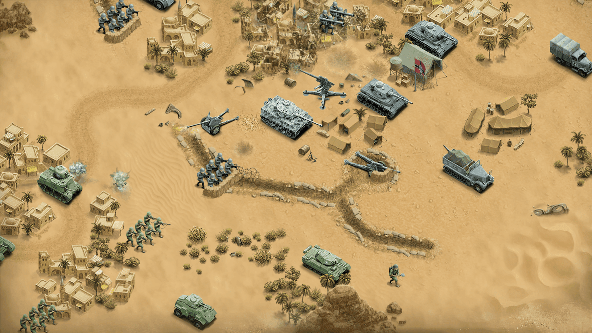 Screen Shot image 3 1943 Deadly Desert بي سي ستيم كود رقمي