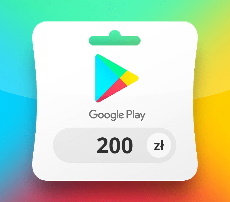 Google Play PLN 200 هدية بطاقة PL