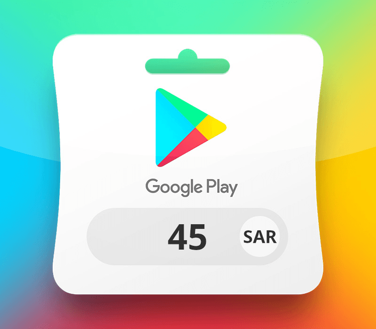 Google Play SAR 45 Gift Card SA