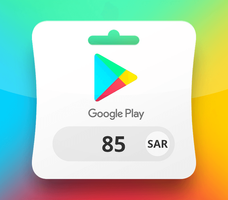 Google Play SAR 85 Gift Card SA