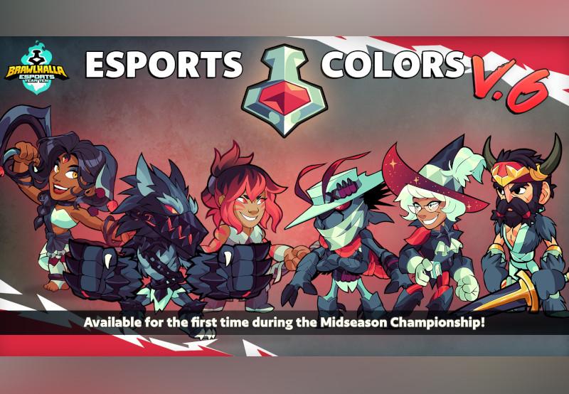 Brawlhalla - Esports Colors V6 Skin DLC كود رقمي (Valid Untill August 2025)