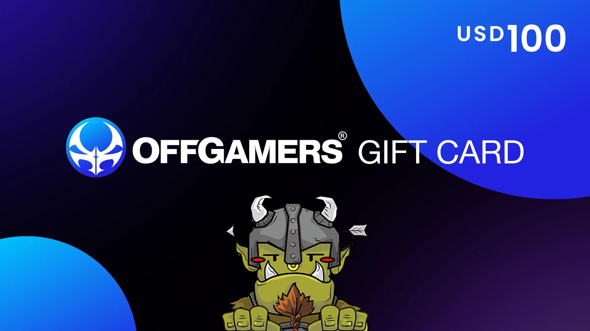 OffGamers USD 100 هدية بطاقة