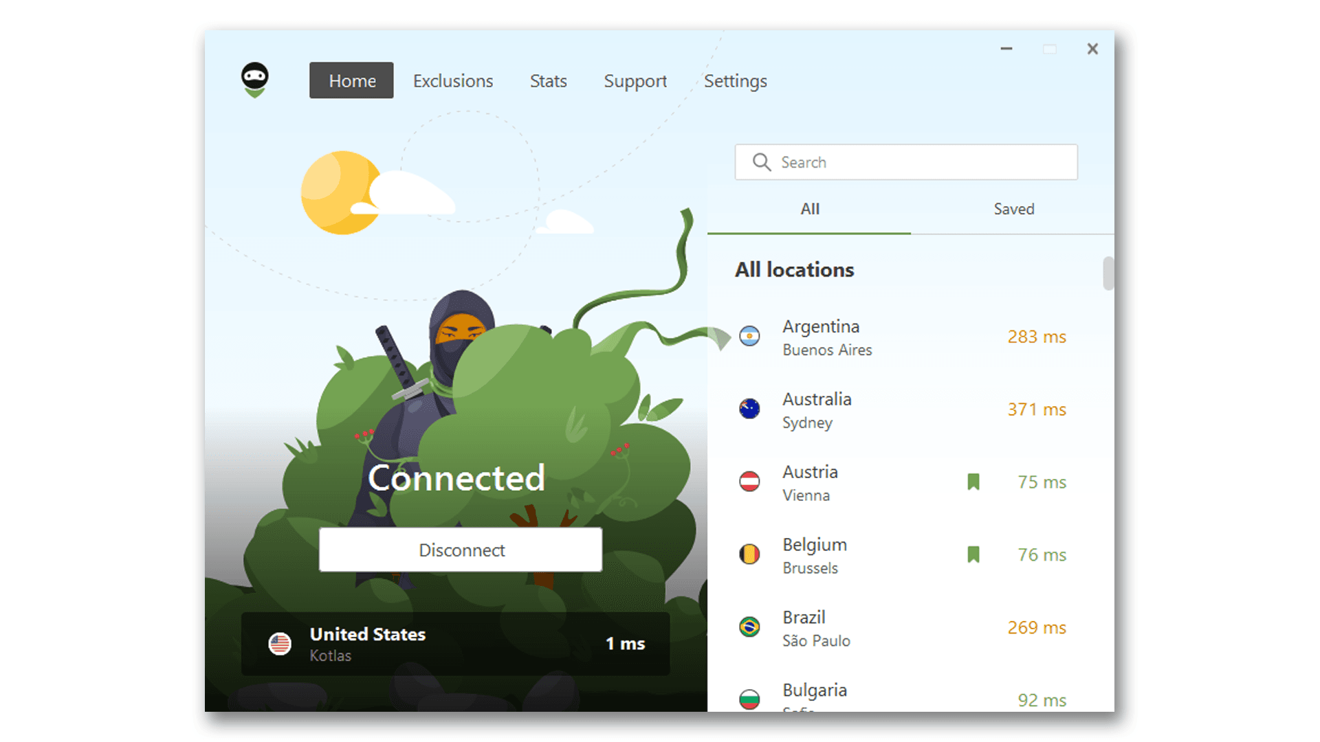 Screen Shot image 1 AdGuard VPN بريميوم كود رقمي (1 سنه / 10 اجهزة)