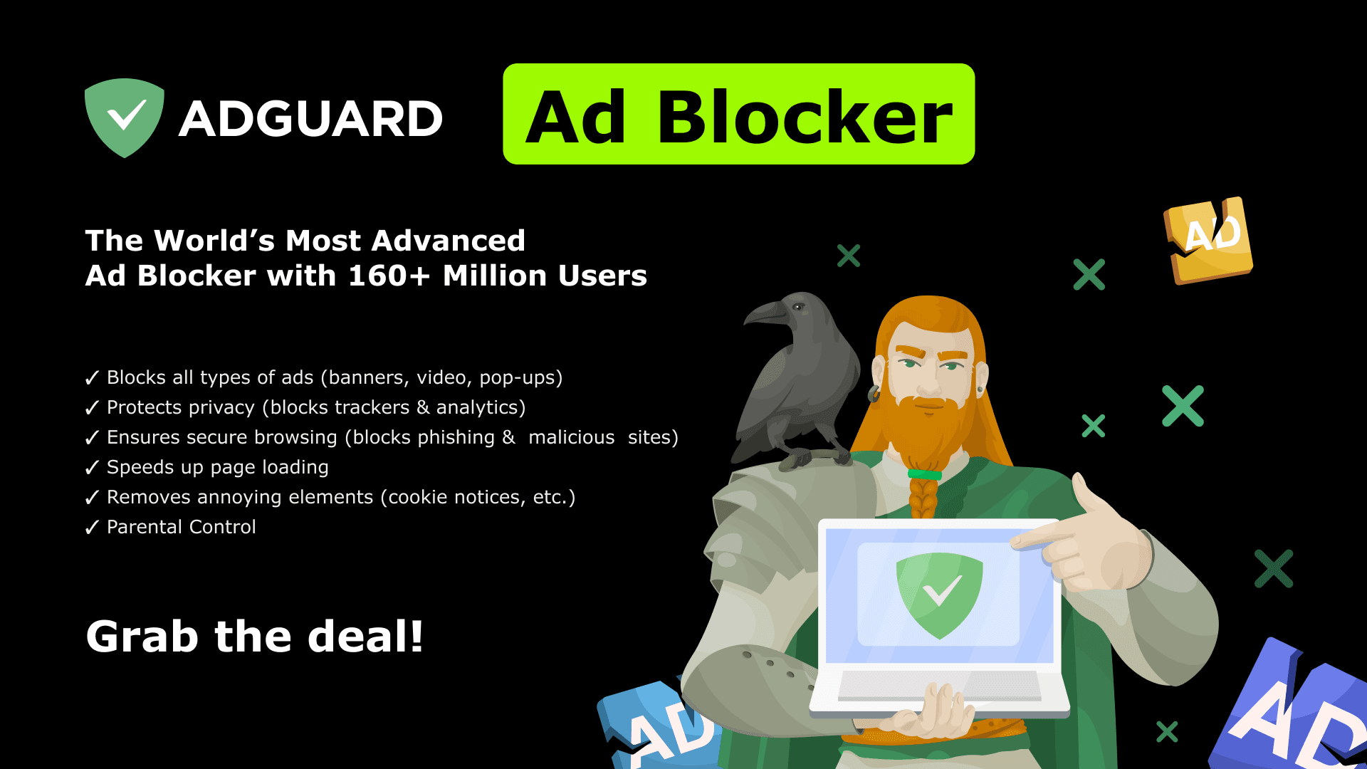 Screen Shot image 0 AdGuard Ad Blocker بريميوم مفتاح (1 سنه / 1 جهاز)