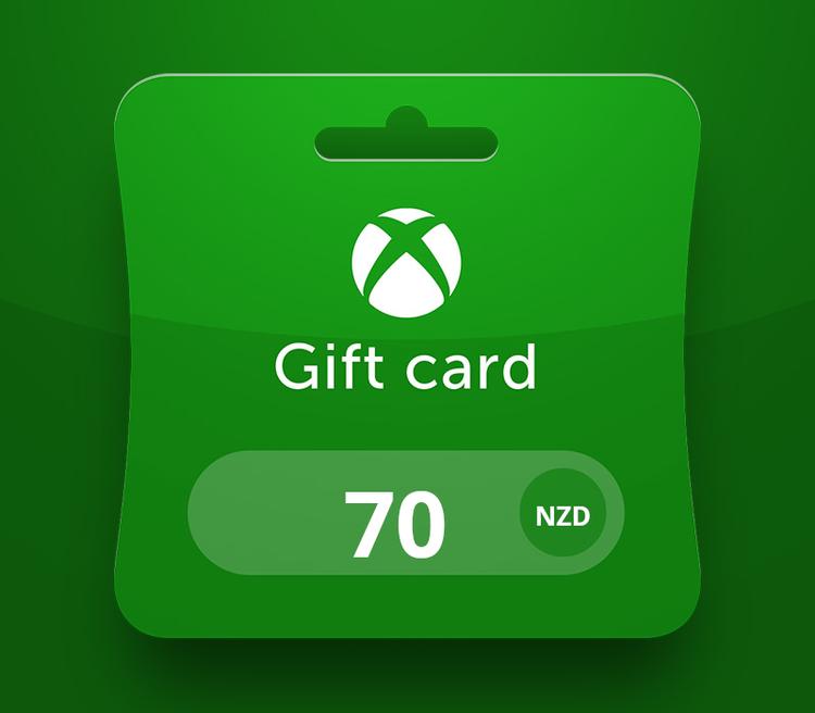 XBOX Live NZD 70 Prepaid Card NZ