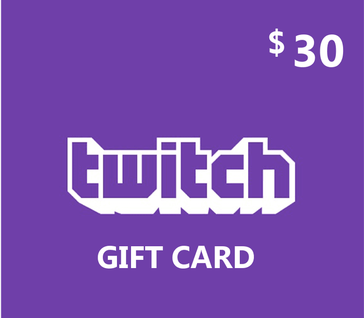 Twitch USD 30 هدية بطاقة امريكي