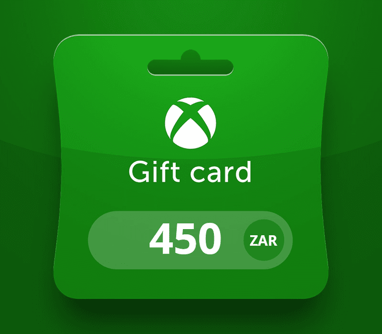 إكس بوكس Live ZAR 450 Prepaid بطاقة ZA