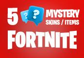 5 Mystery Fortnite Skins / Items بي سي ايبك قيمز كود رقمي