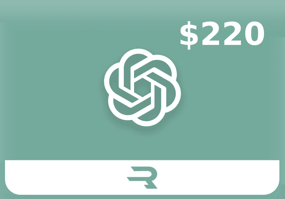 Rewarble ChatGPT USD 220 هدية بطاقة