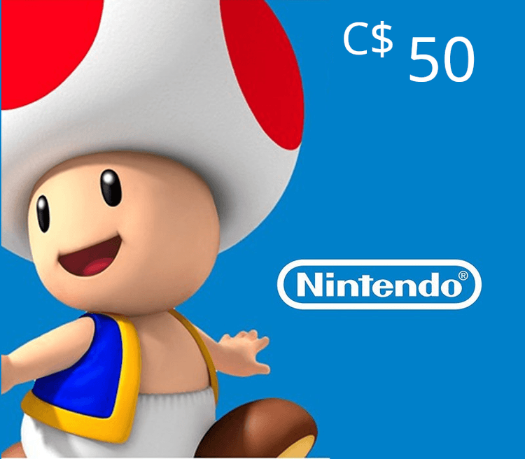 Nintendo eShop Prepaid Card CAD 50 Key