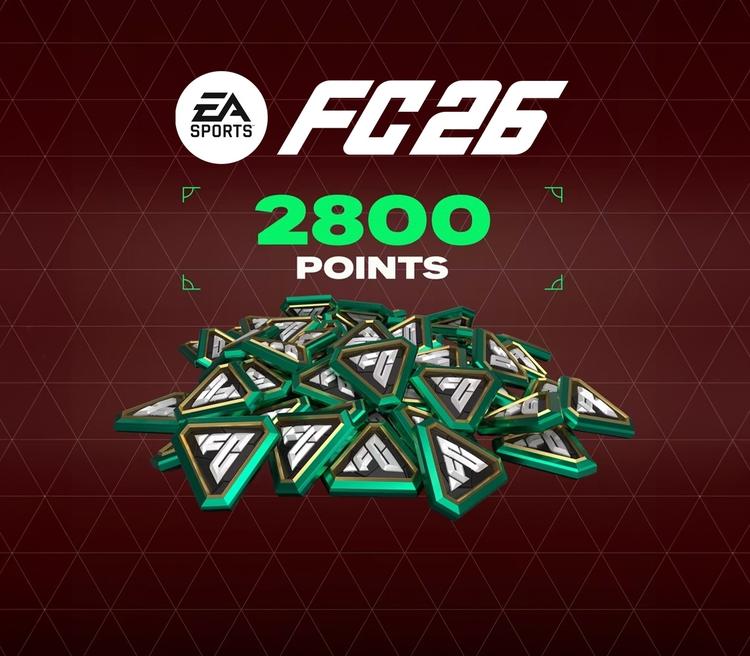 EA SPORTS FC 26 - 2800 FC Points اوروبي اكسبوكس 1 / إكس بوكس سيريس X|S كود رقمي