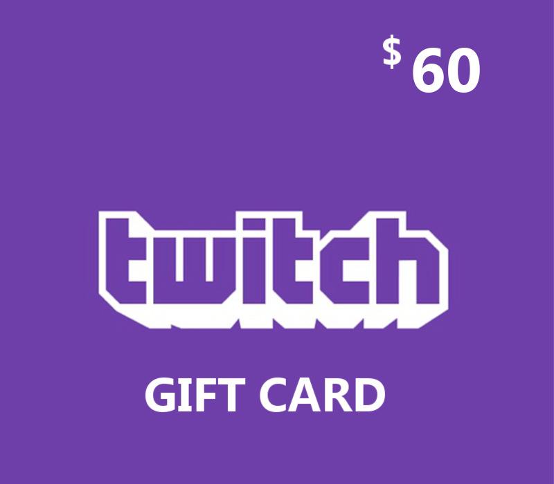 Twitch USD 60 هدية بطاقة امريكي