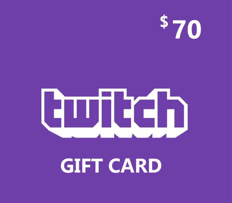 Twitch USD 70 هدية بطاقة امريكي