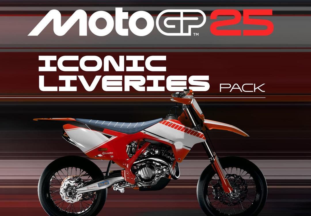 MotoGP 25 - Iconic Liveries Pack DLC اوروبي (Without الماني) بلايستيشن 4/بلايستيشن 5 كود رقمي