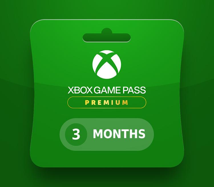 XBOX Game Pass Premium - 3 Month Subscription Card EU