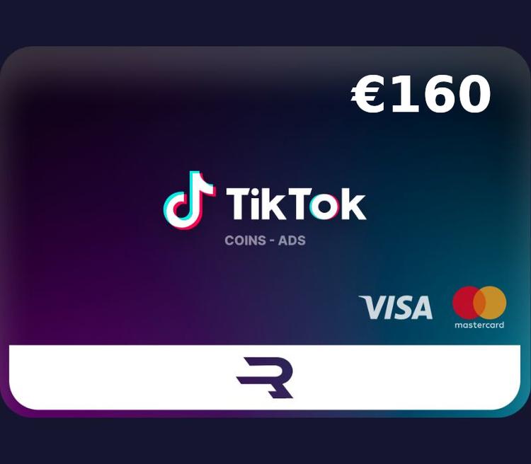 Rewarble TikTok EUR 160 Gift Card EU