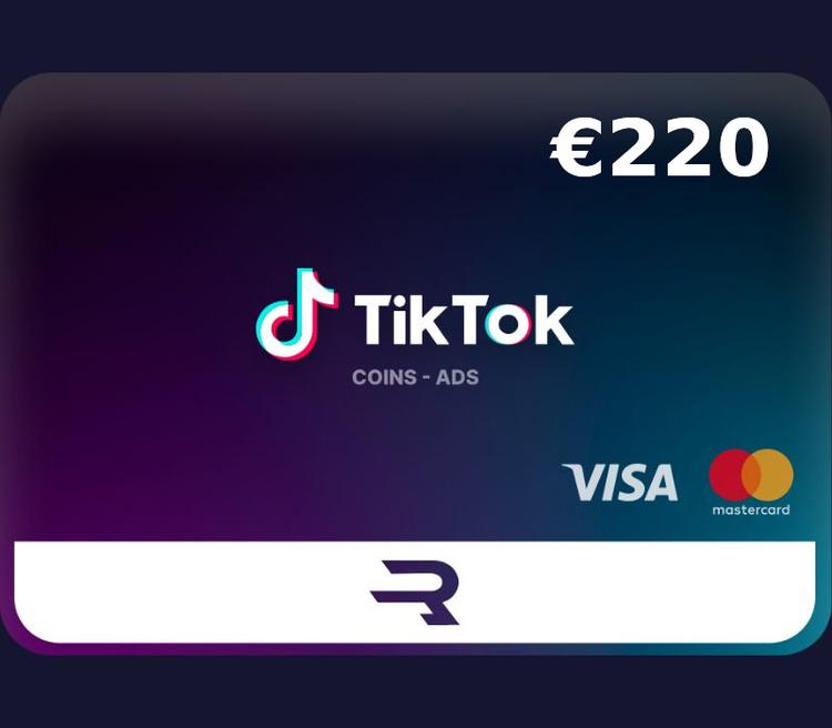 Rewarble TikTok EUR 220 Gift Card EU