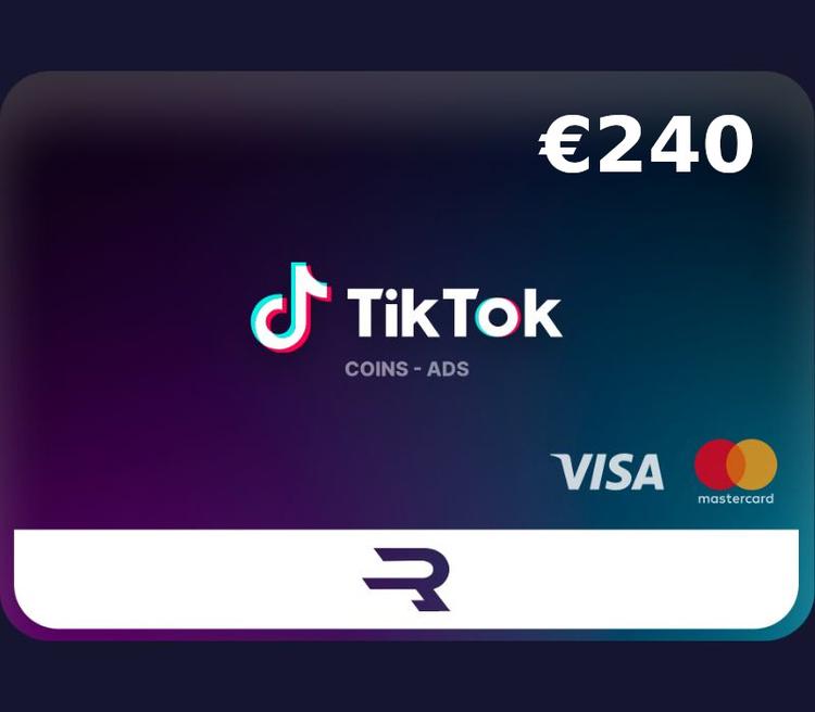 Rewarble TikTok EUR 240 Gift Card EU