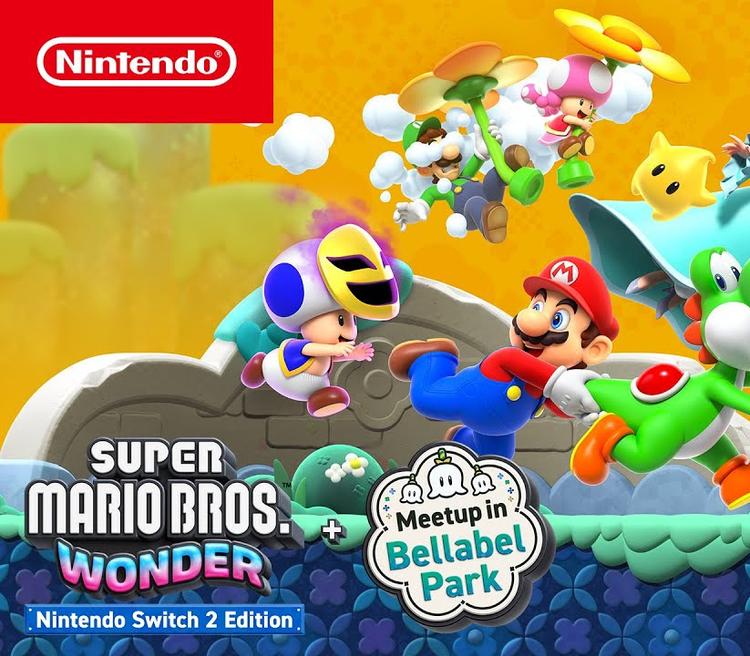 Super Mario Bros. Wonder + Meetup in Bellabel Park EU Nintendo Switch 2 CD Key