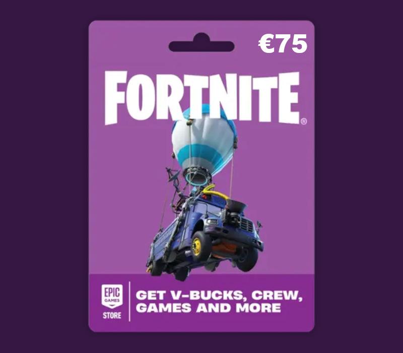 Fortnite EUR 75 PC Epic Games Gift Card IE