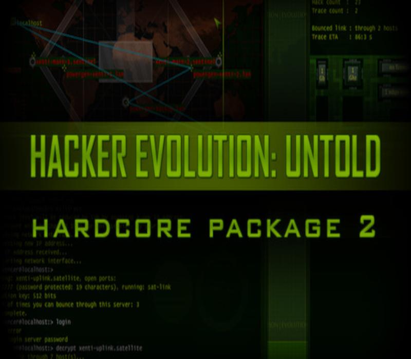 Hacker Evolution: Untold - Hardcore حزمة Part 2 DLC بي سي ستيم كود رقمي
