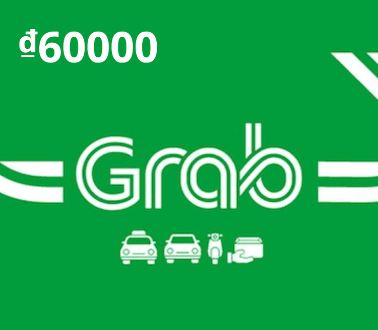 Grab Rides VND 60000 Gift Card VN