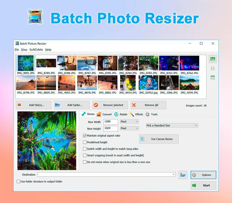 BatchPhoto Resizer بي سي كود رقمي