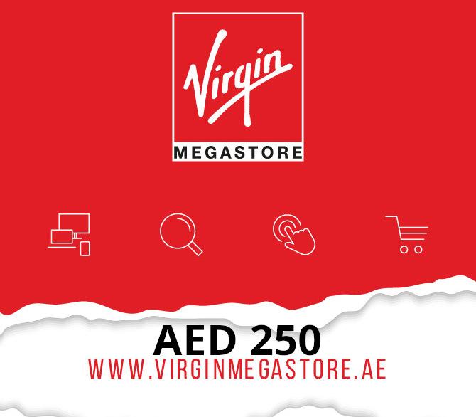 Virgin Megastore AED 250 هدية بطاقة AE