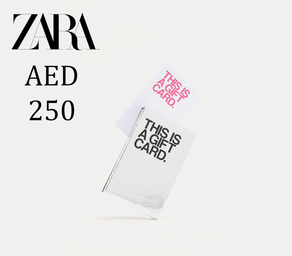 Zara AED 250 هدية بطاقة AE