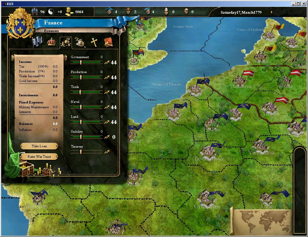 Screen Shot image 4 Europa Universalis III اصدار النسخة الذهبية ستيم كود رقمي