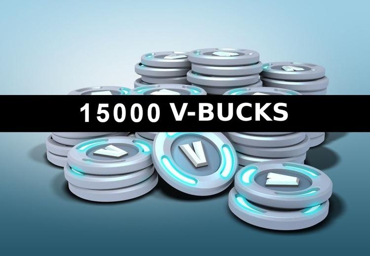 Fortnite - 15000 V-Bucks بي سي ايبك قيمز حساب