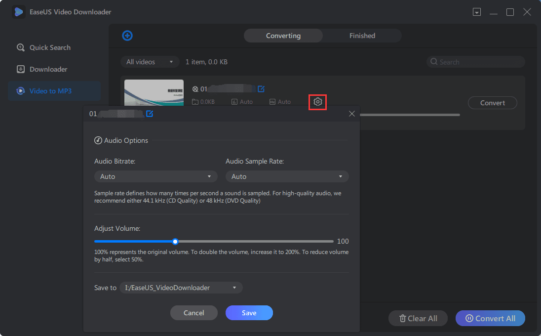 Screen Shot image 0 EaseUS Video Downloader مفتاح (1 سنه / 1 بي سي)