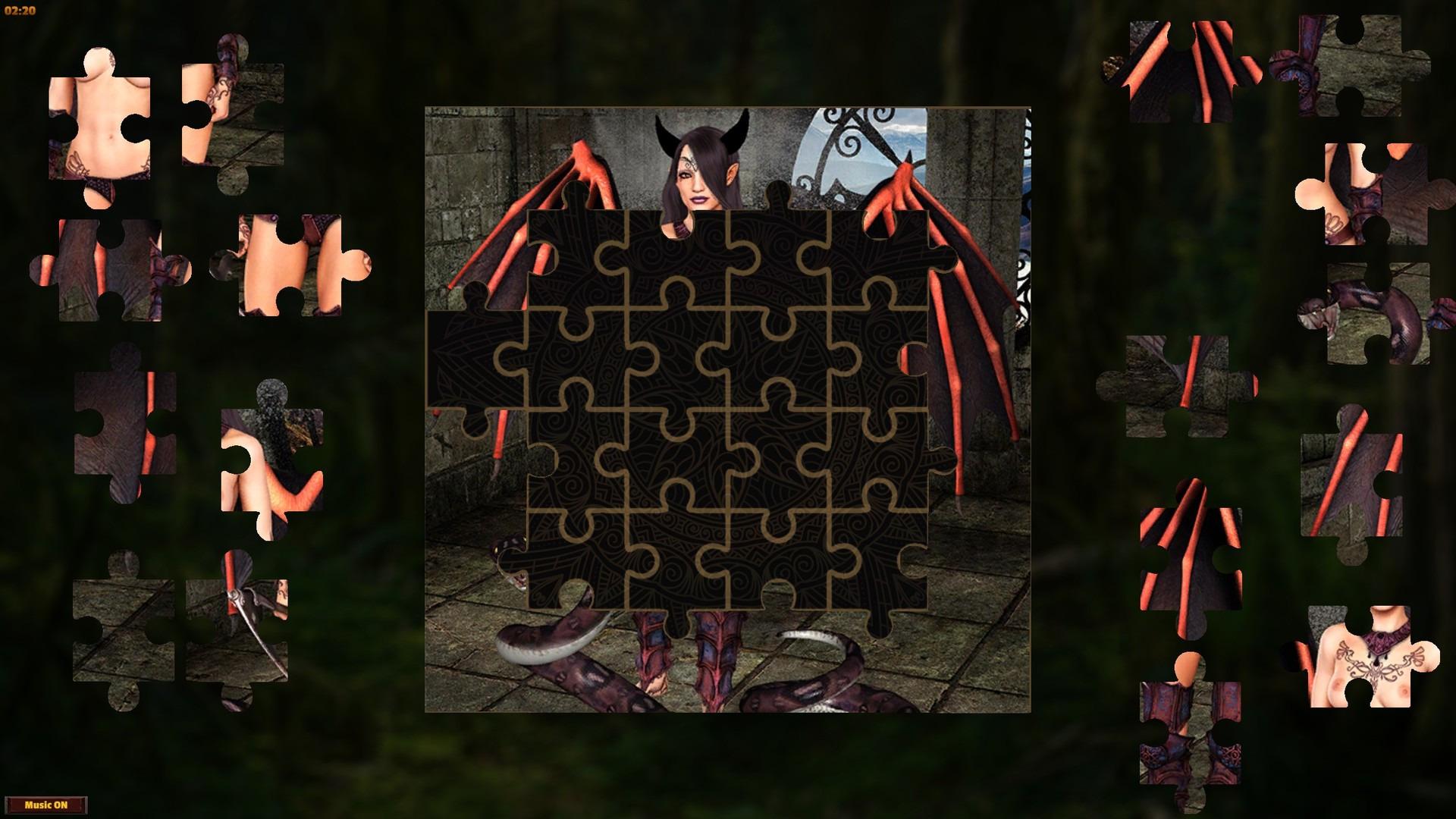 Screen Shot image 4 Adult Puzzles - Fantasy Ladies ستيم كود رقمي