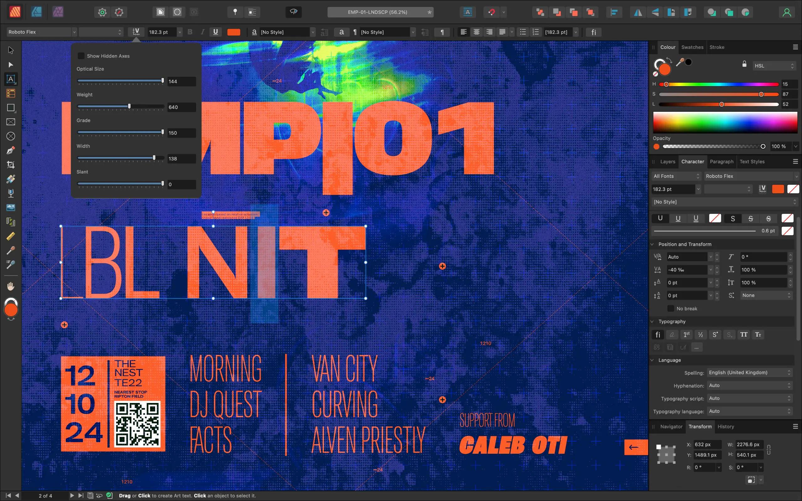 Screen Shot image 0 Affinity Publisher 1.10.6 كود رقمي (مدى الحياة / 1 جهاز)