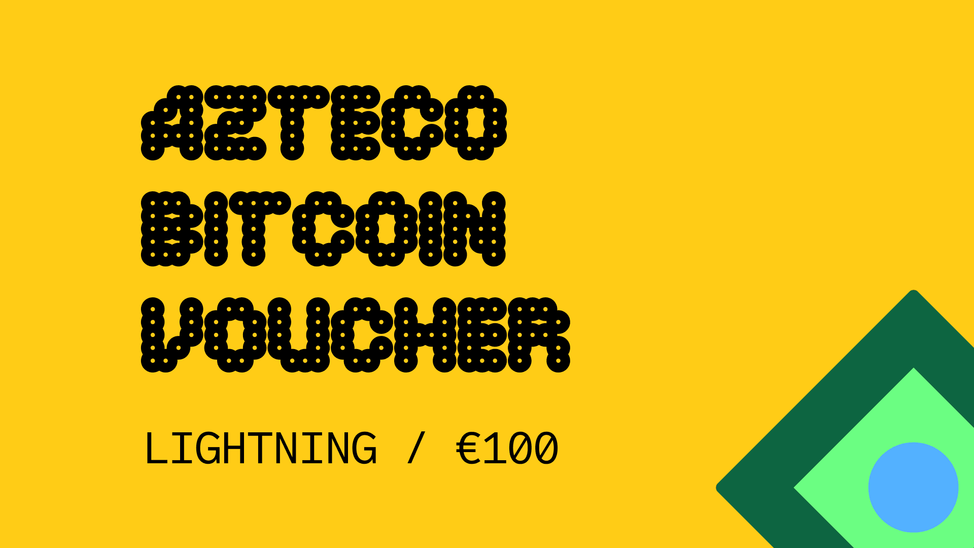 Azteco Bitcoin Lighting €100 Voucher