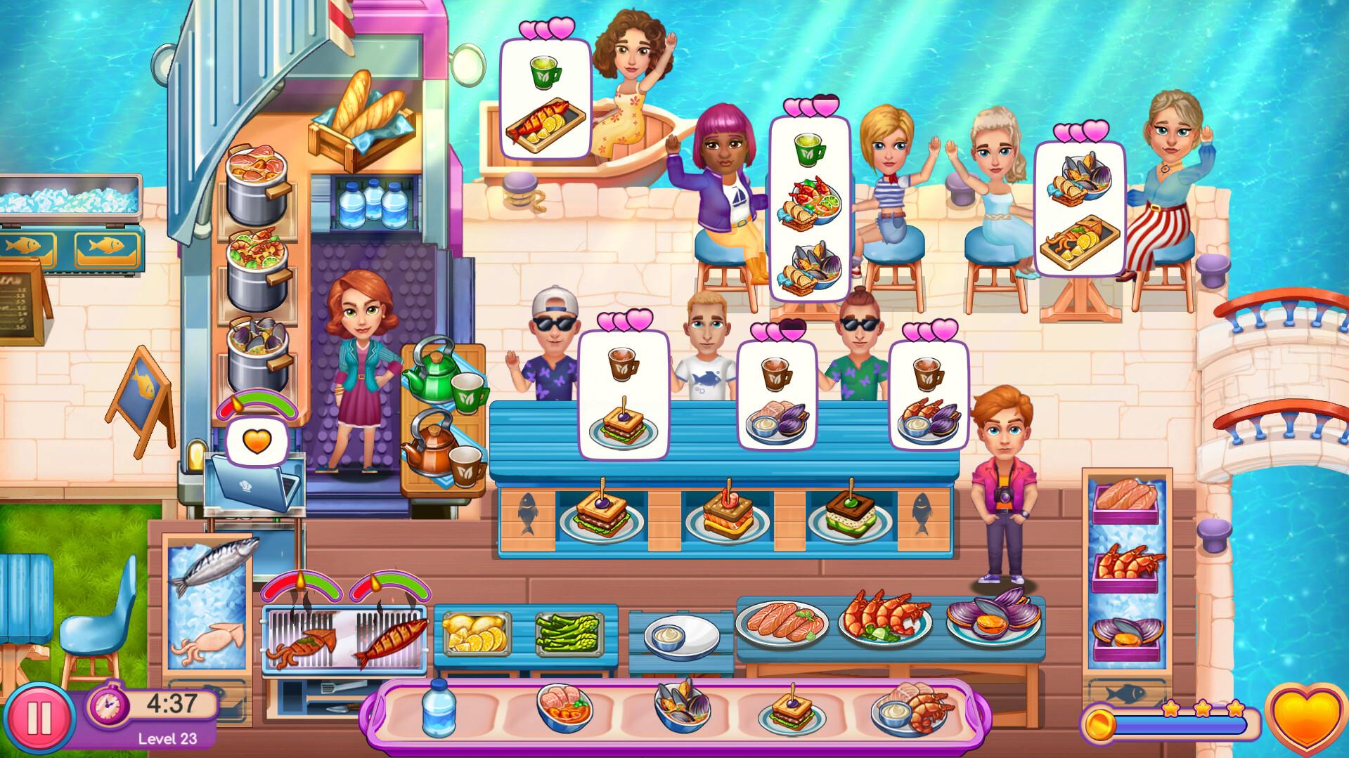 Screen Shot image 3 Claire'S Cruisin' Cafe: Fest Frenzy بي سي ستيم كود رقمي