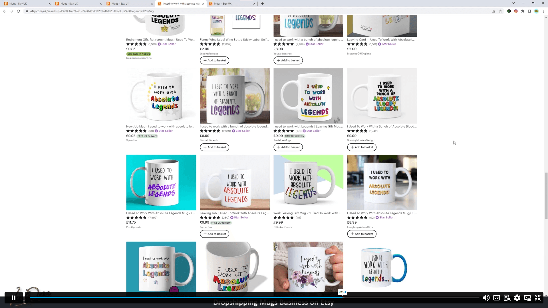 Screen Shot image 2 Create And Dropshipping Mugs On Etsy Alpha Academy كود