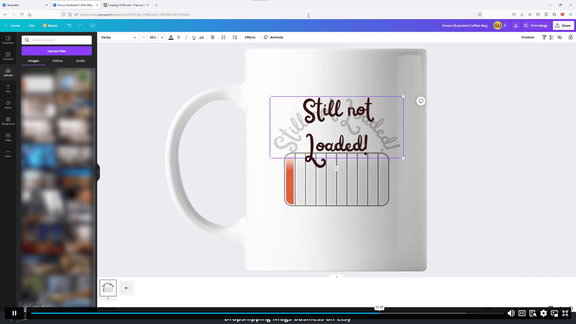 Screen Shot image 1 Create And Dropshipping Mugs On Etsy Alpha Academy كود