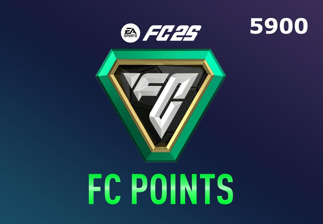 EA SPORTS FC 25 - FC Points 5900 بريطاني اكسبوكس 1 / إكس بوكس سيريس X|S كود رقمي