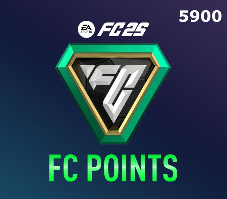 EA SPORTS FC 25 - FC Points 5900 اوروبي اكسبوكس 1 / إكس بوكس سيريس X|S كود رقمي